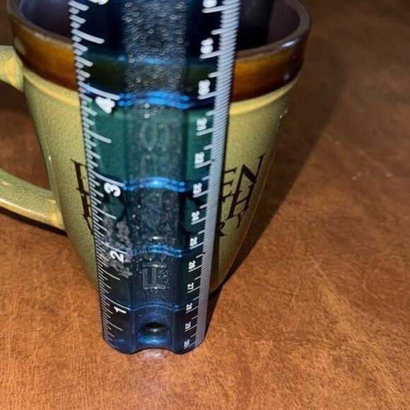 Broken Earth Winery Ceramic Mug 14 Oz Green & Brown - Picture 4 of 6